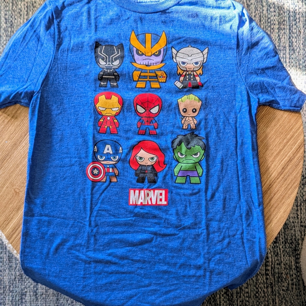 Marvel Heroes Chibi Graphic Tee from Disneyland Marvel Megastore- Child XL